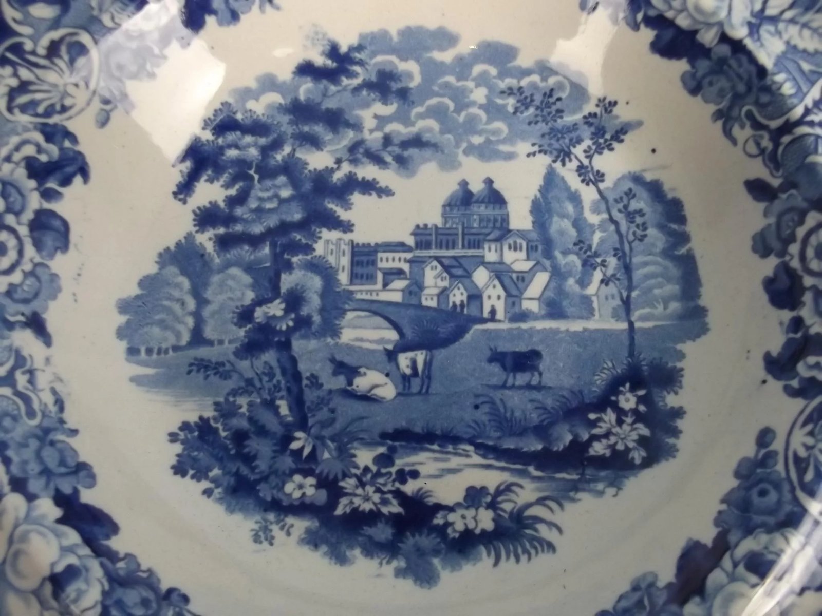 Circa 1820 Harveys Cities And Town Series Greenwich Pattern Soup Plate - Image 5