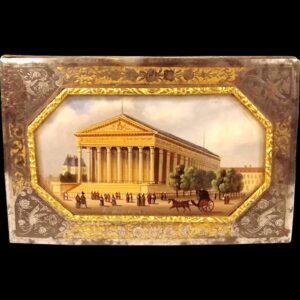 Circa 1840 Steel, Gilt & Oil On Copper French Purse