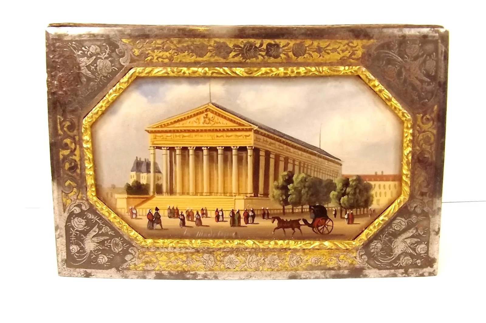 Circa 1840 Steel, Gilt & Oil On Copper French Purse - Image 2