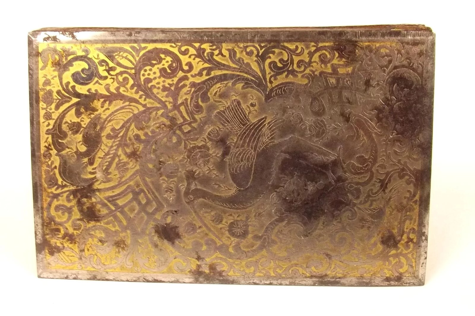 Circa 1840 Steel, Gilt & Oil On Copper French Purse - Image 4