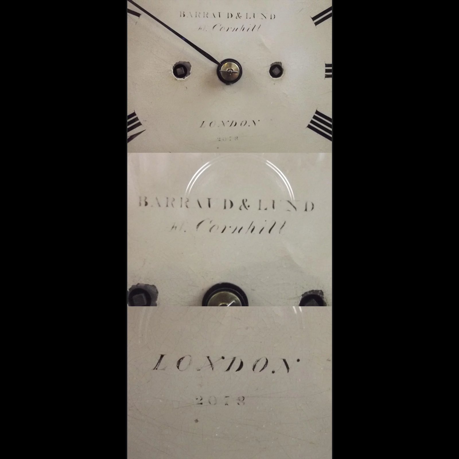 Circa 1860 Barraud & Lund Mantle Clock - Image 4
