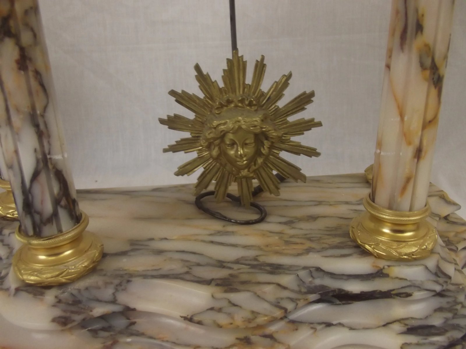 Circa 1860 Eight Day French Ormolu And Marble Clock And Garniture Set By A. D. Mougin - Image 7