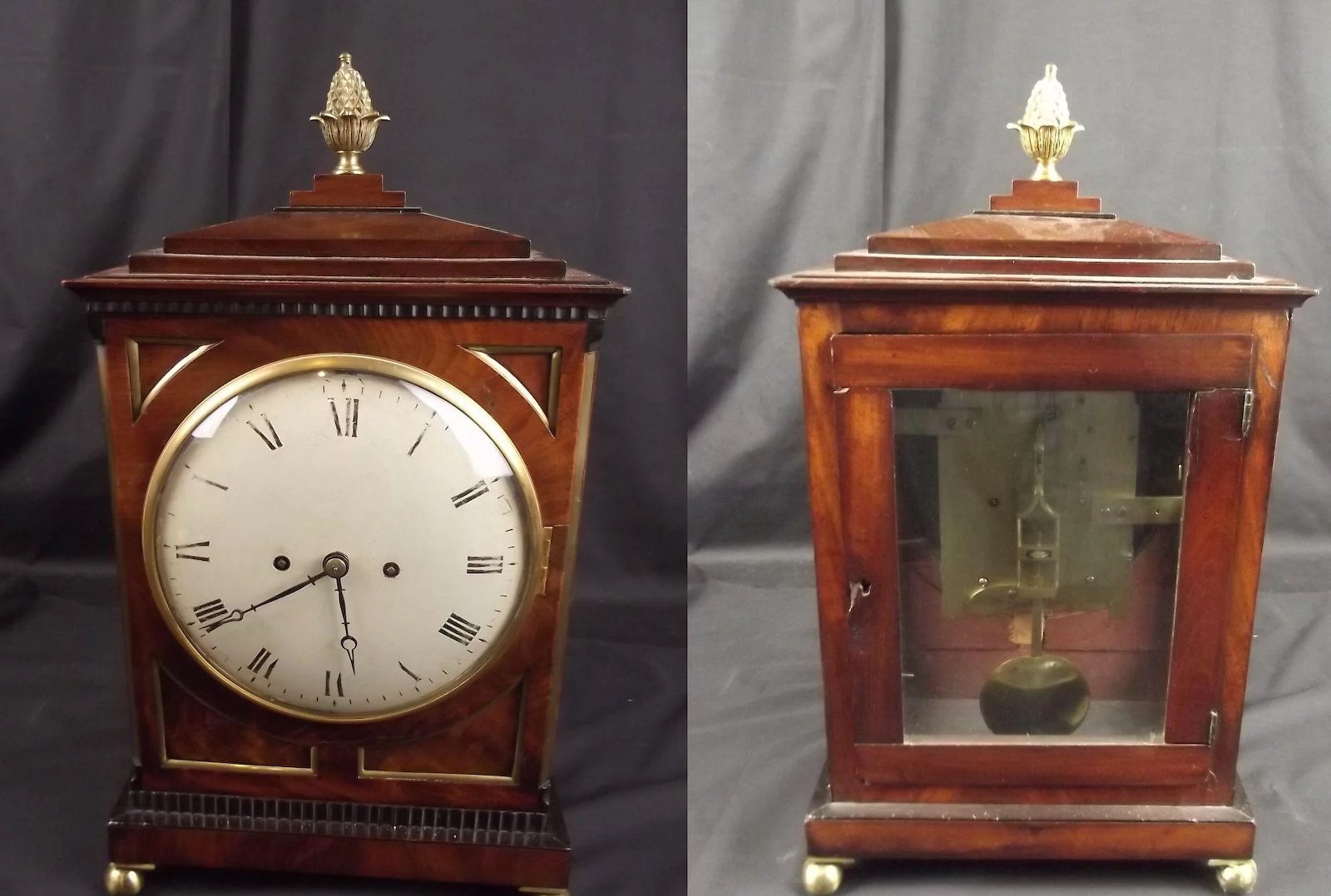 Circa 1870 Victorian Mantel Clock By Arthur Saunders - Image 2