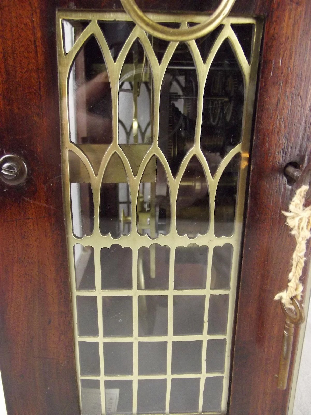 Circa 1870 Victorian Mantel Clock By Arthur Saunders - Image 8