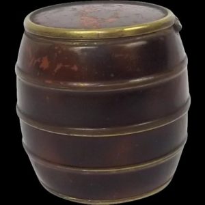 Circa 1880 Cigarette Ash Tray Barrel