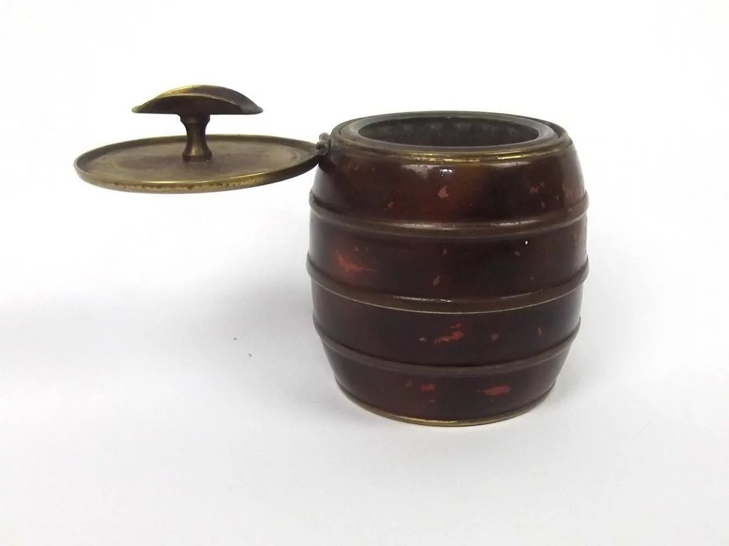 Circa 1880 Cigarette Ash Tray Barrel - Image 6