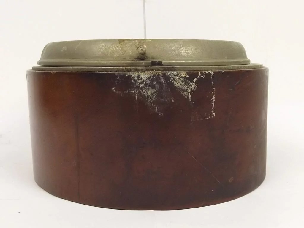 Circa 1880 Seth Thomas Mahogany Cased Ships Bulkhead Clock - Image 4