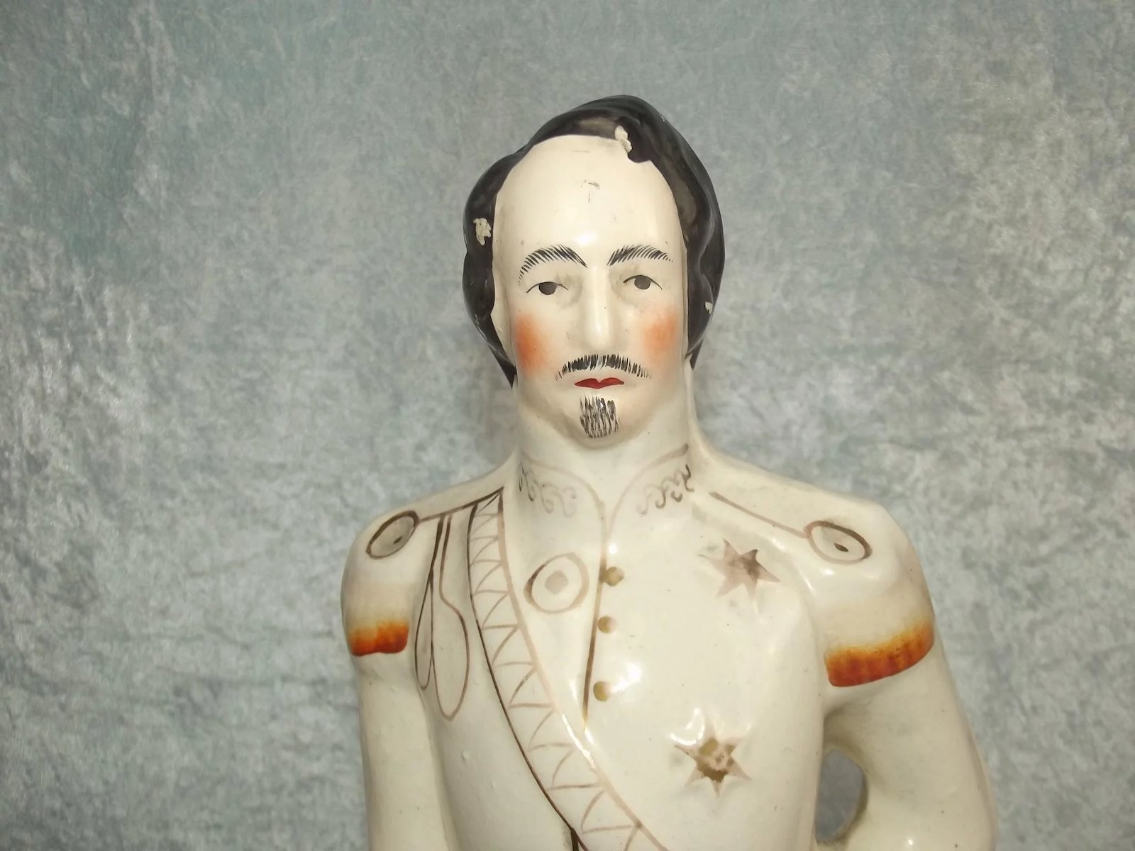 Circa 1880s Staffordshire Ceramic Figure Of Louis Napoleon - Image 6
