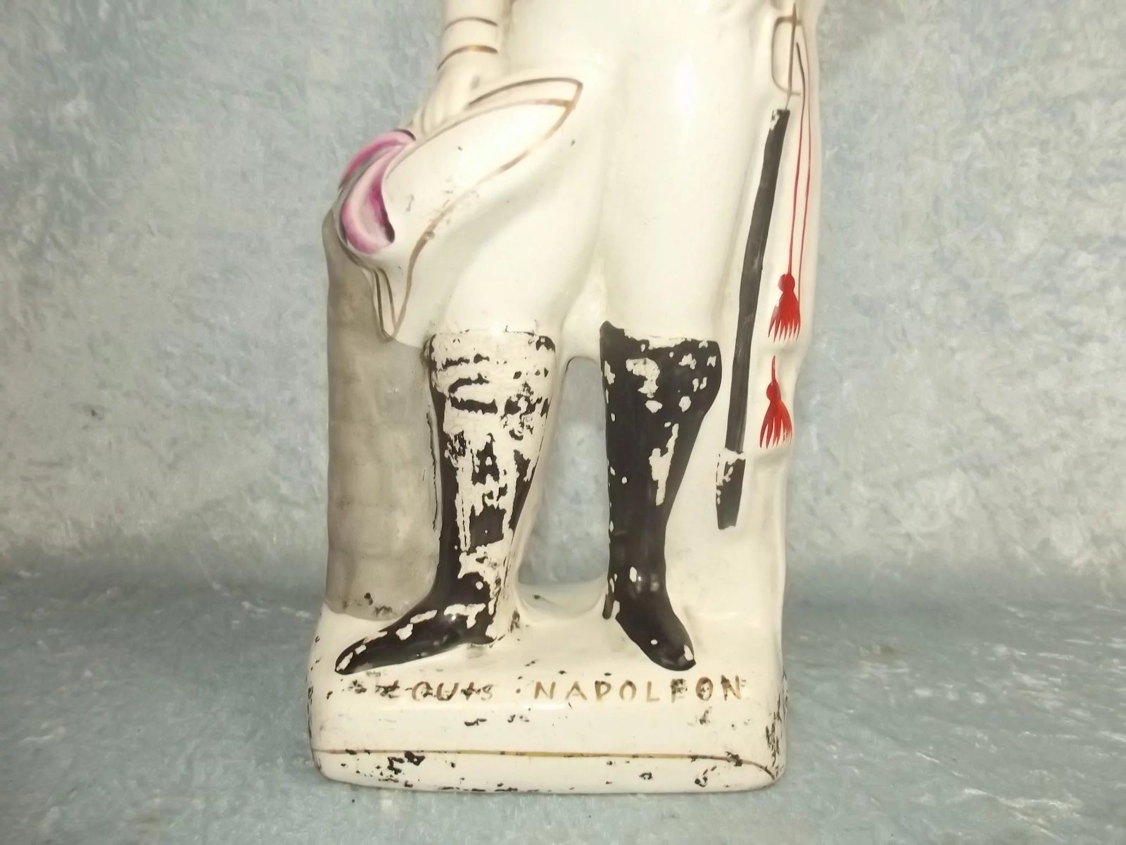 Circa 1880s Staffordshire Ceramic Figure Of Louis Napoleon - Image 8