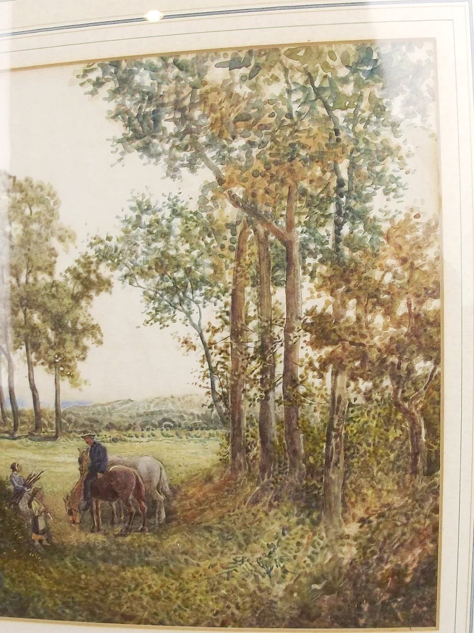 Circa 1885 Watercolour – Firewood Gathering – Walter Reynolds - Image 5