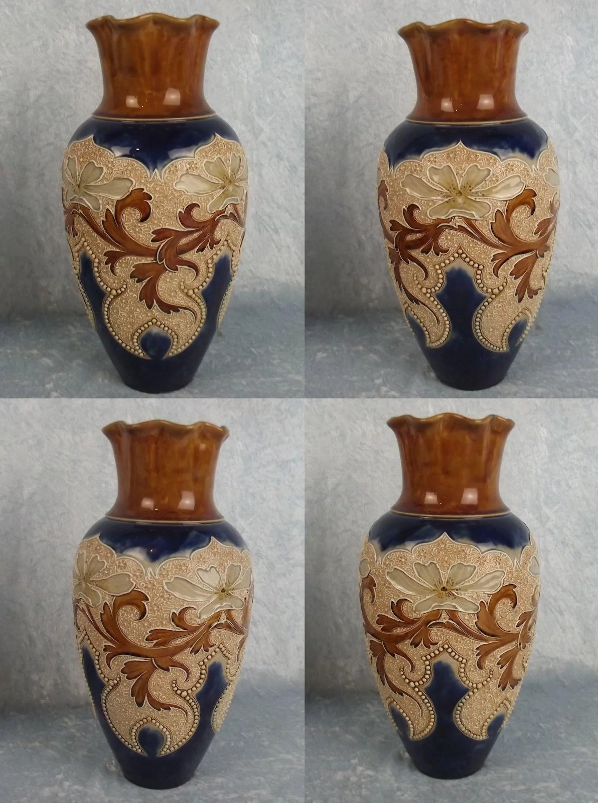 Circa 1900 Eliza Simmance No. 919 Doulton Lambeth Vase - Image 4