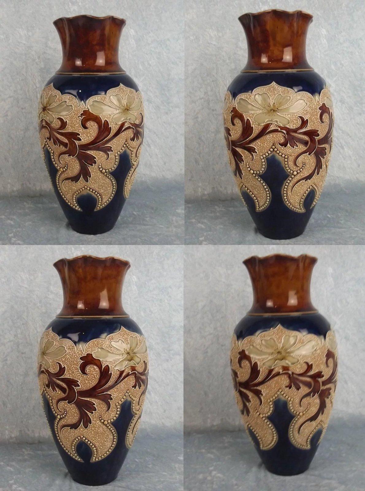 Circa 1900 Eliza Simmance No. 919 Doulton Lambeth Vase - Image 7