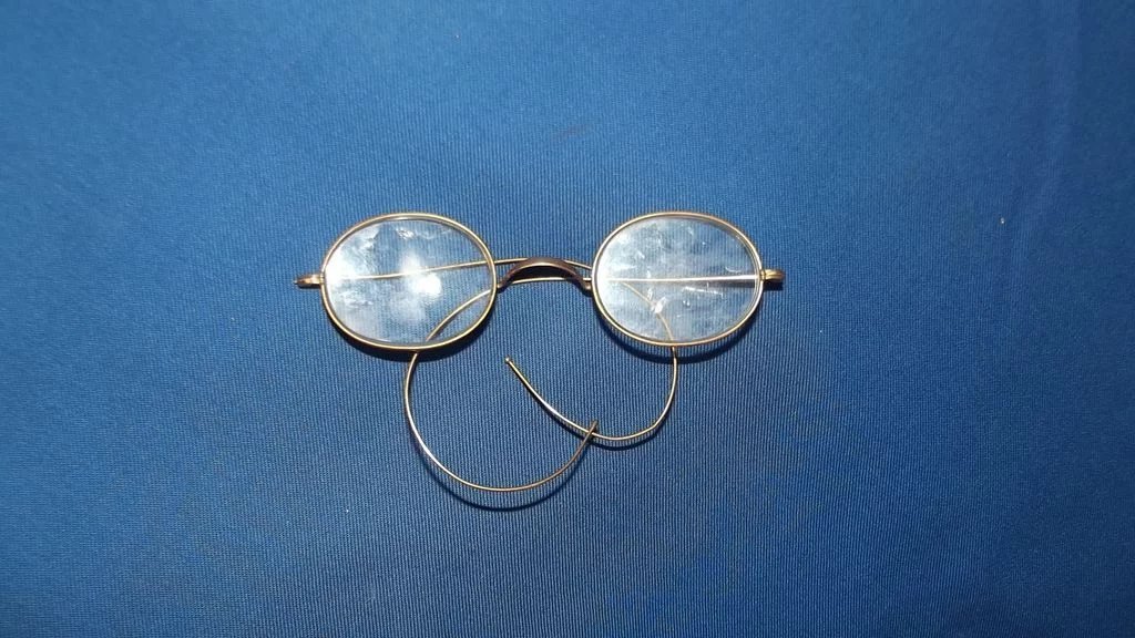 Circa 1900 Filled Gold Frame Spectacles With Original Case Southsea Portsmouth - Image 2