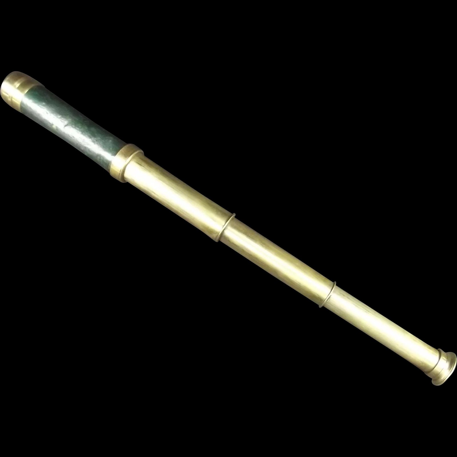 Circa 1900 Pocket Three Draw Telescope