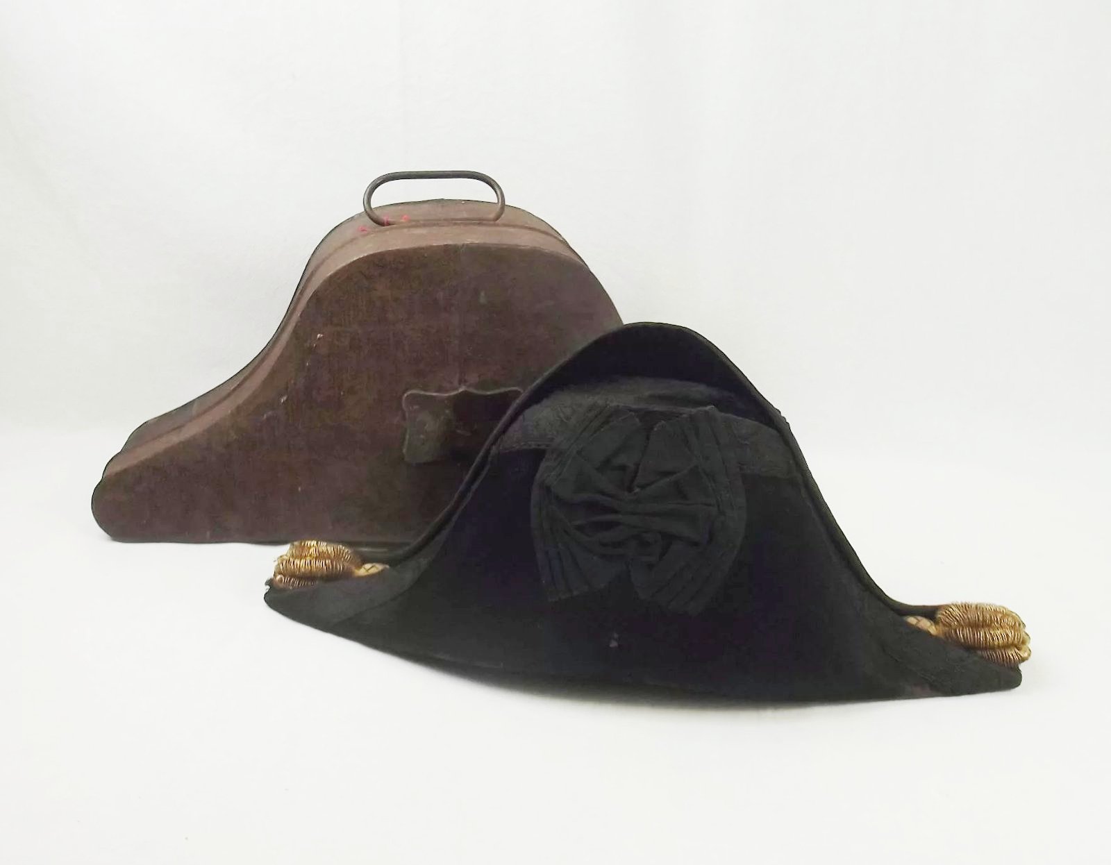 Circa 1900 Royal Naval Officers Cased Bicorn