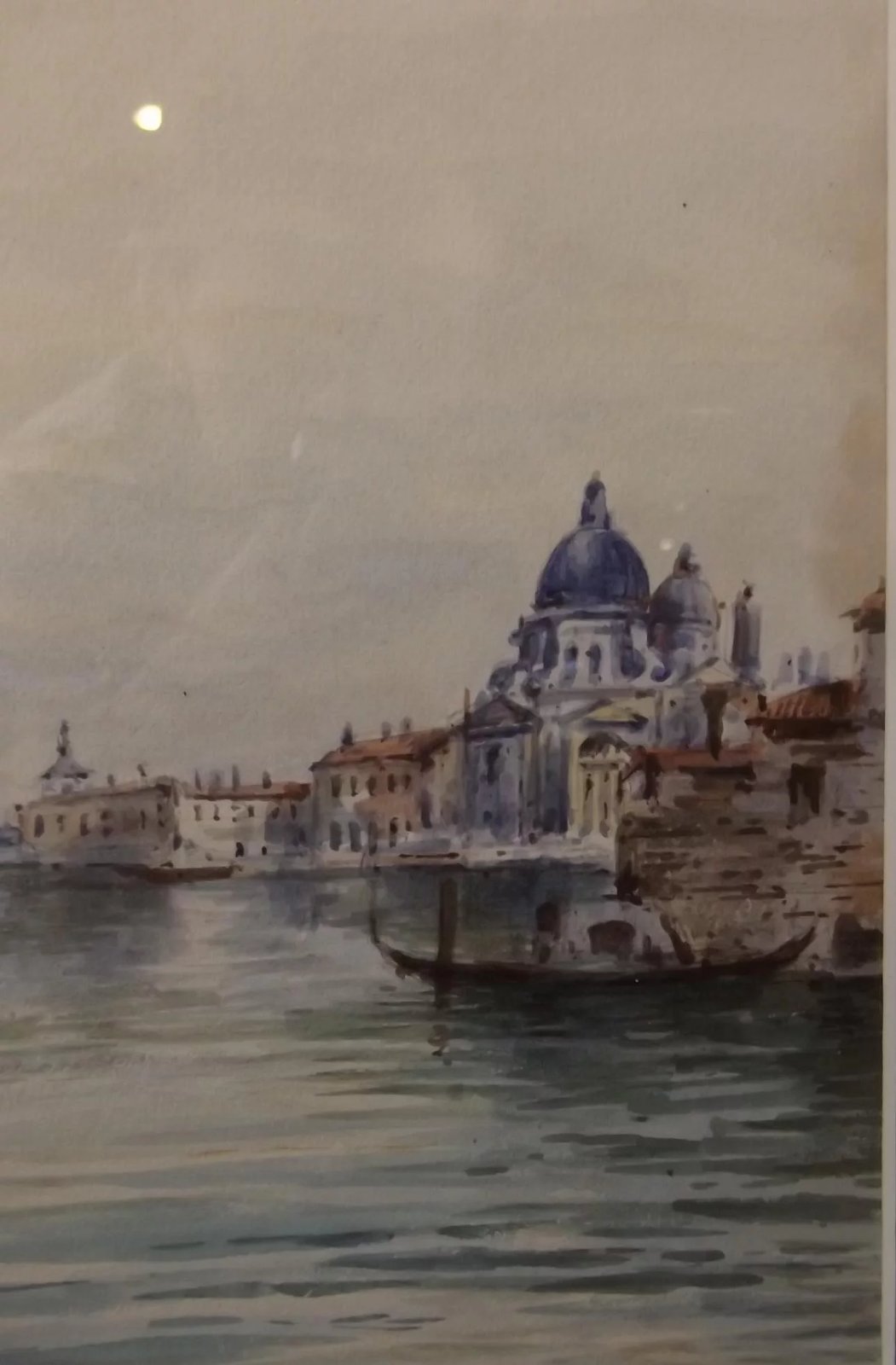 Circa 1900 Watercolour Of A Venice Scene By Edward Parrini - Image 4
