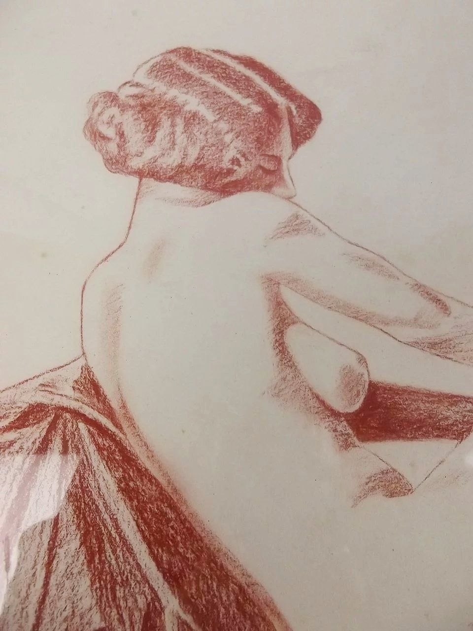 Circa 1920 Original Pastel Nude Lady By Édouard Vuillard (1868 - 1940) - Image 3