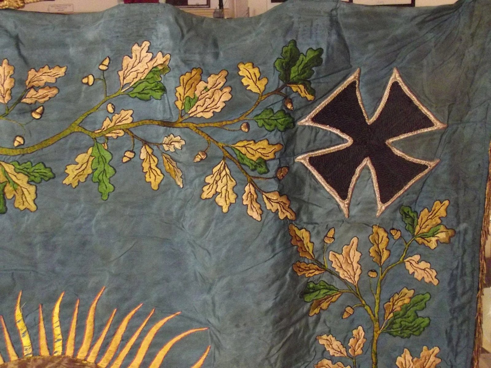 Circa 1925 Rare And Unique German Veterans Association Banner - Image 7