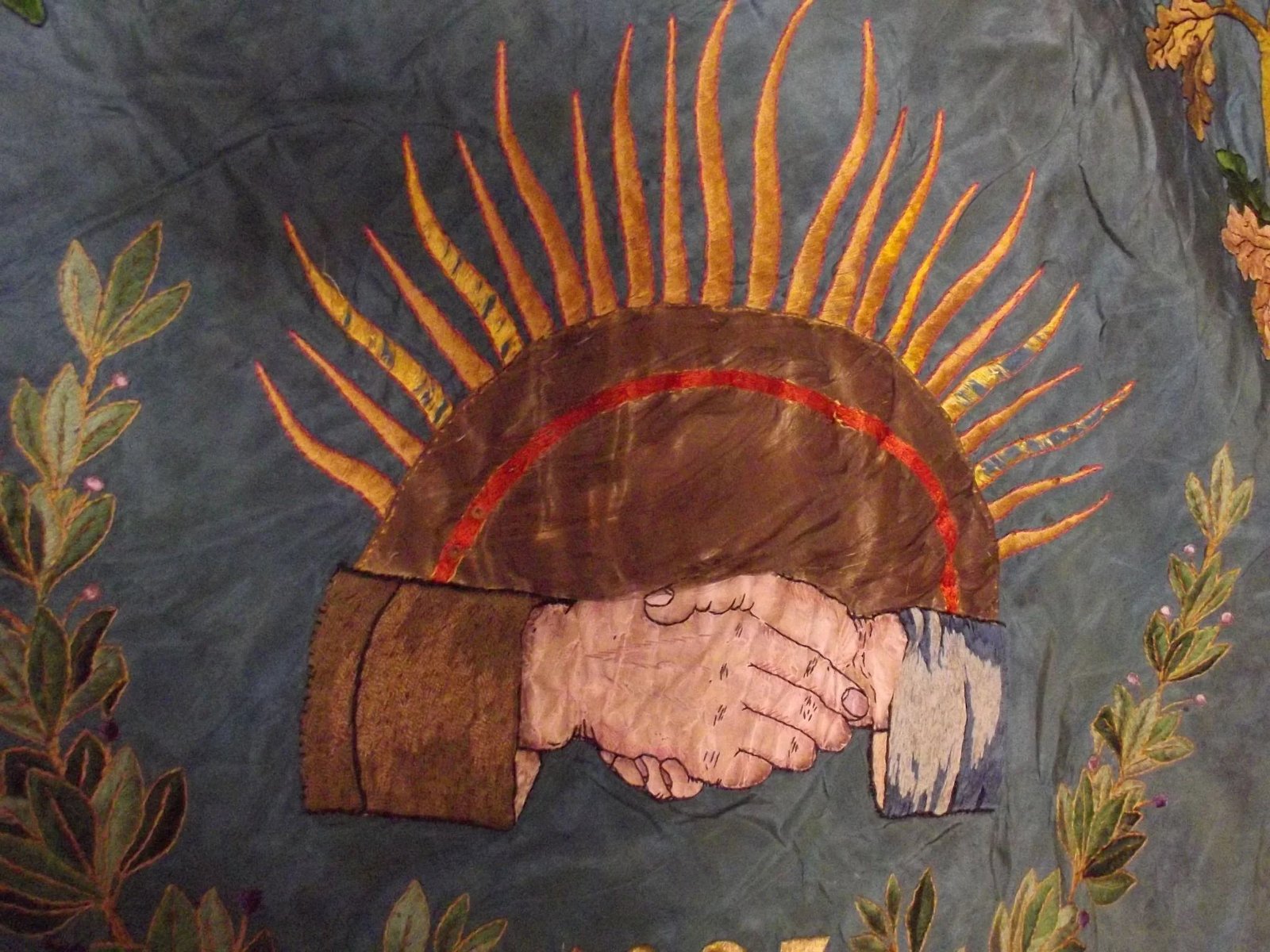 Circa 1925 Rare And Unique German Veterans Association Banner - Image 9