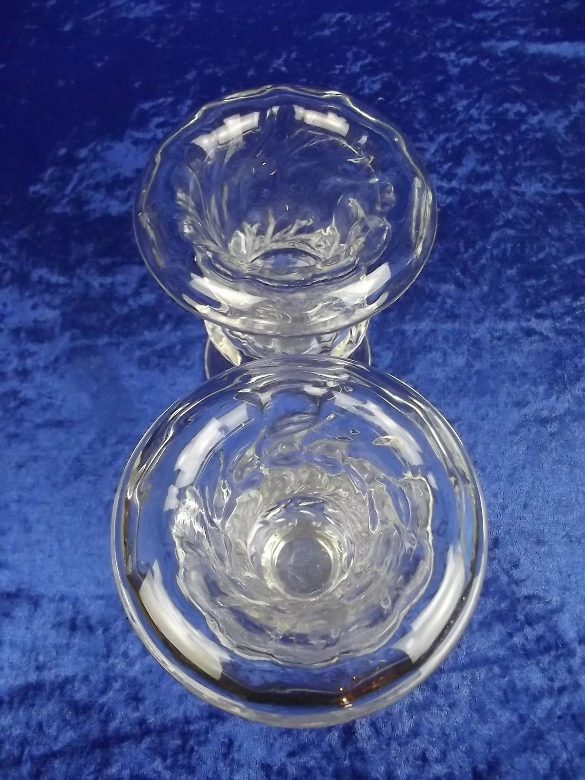 Circa 1930 Set Of Six Royal Brierley Glass Vases By Constance Spry - Image 5