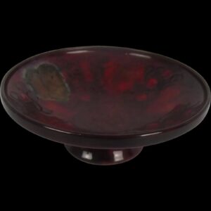 Circa 1930 William Moorcroft Flambe Pedestal Bowl