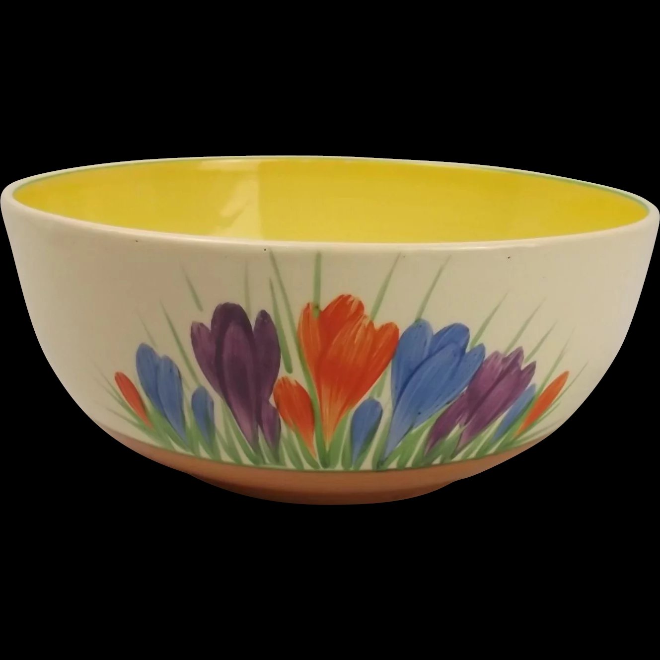 Circa 1930’s Clarice Cliff Autumn Crocus Pattern Bowl