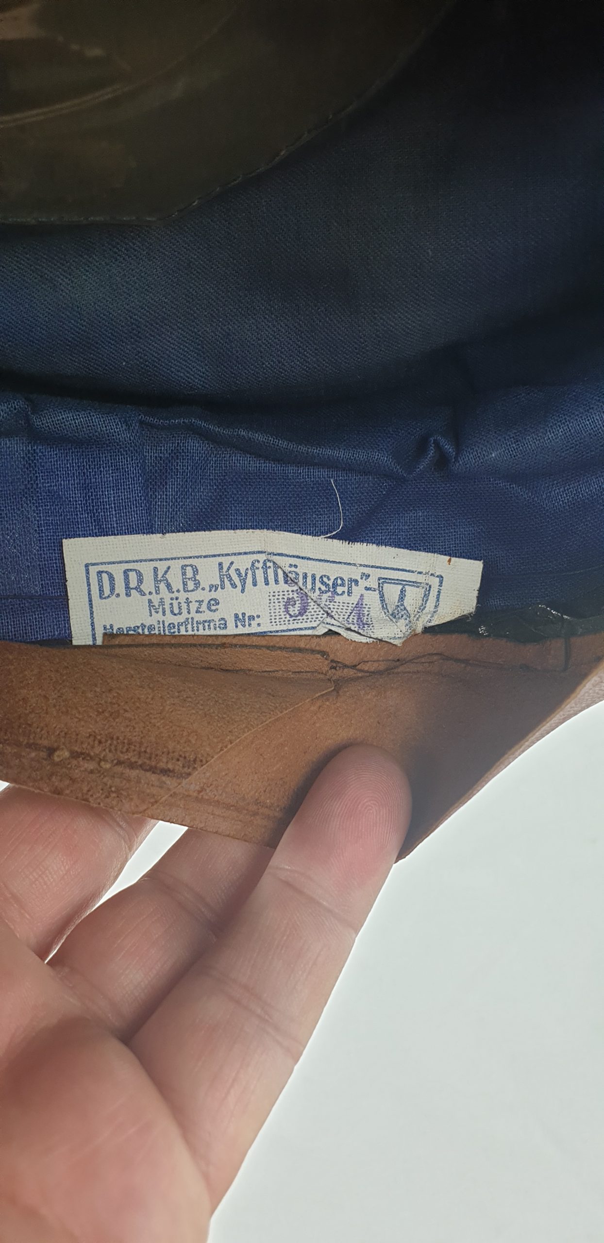 Circa 1935 Nazi German Reichskriegerbund Kriegsmarine Fleet Cap - Image 10