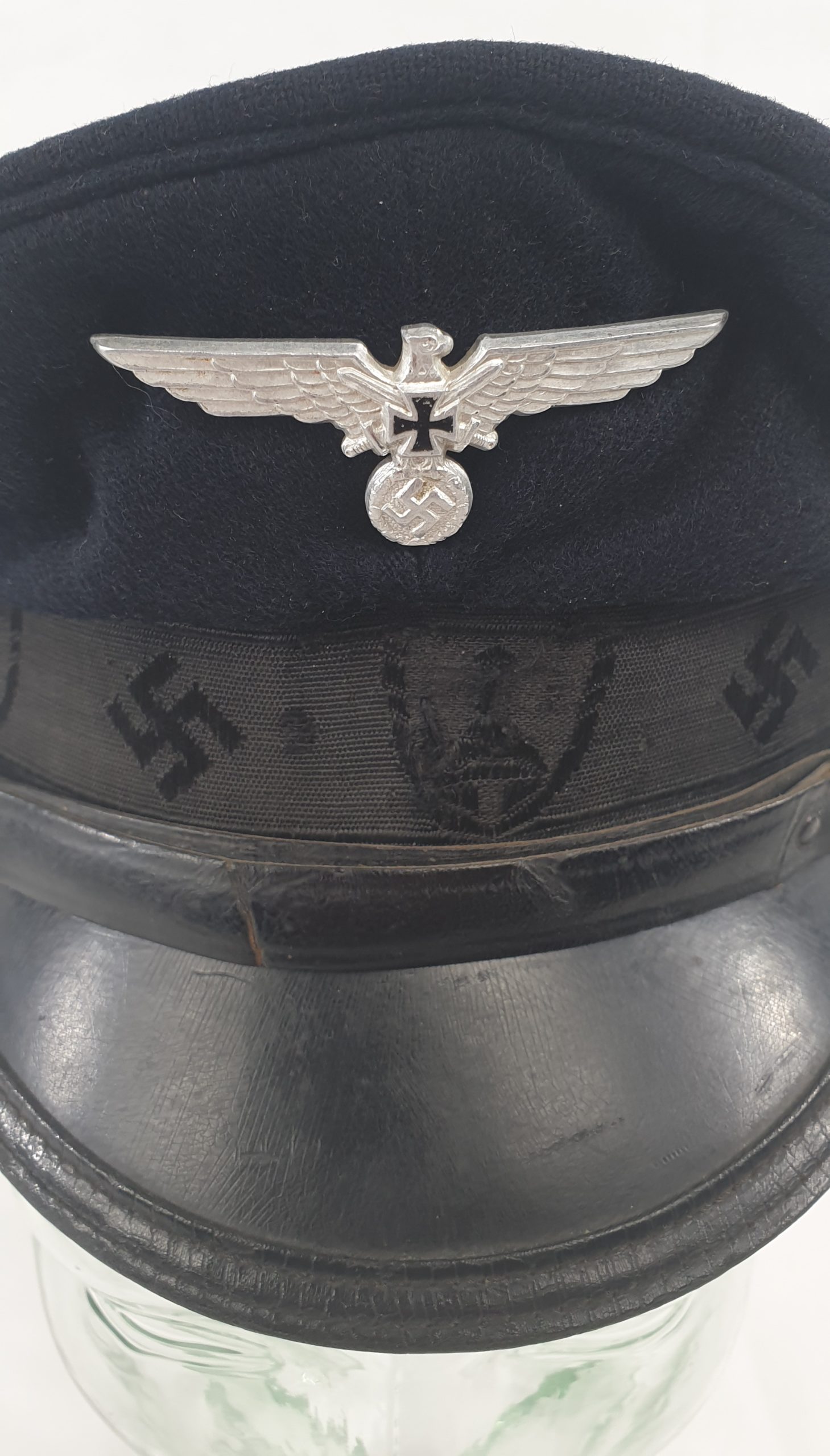 Circa 1935 Nazi German Reichskriegerbund Kriegsmarine Fleet Cap - Image 2