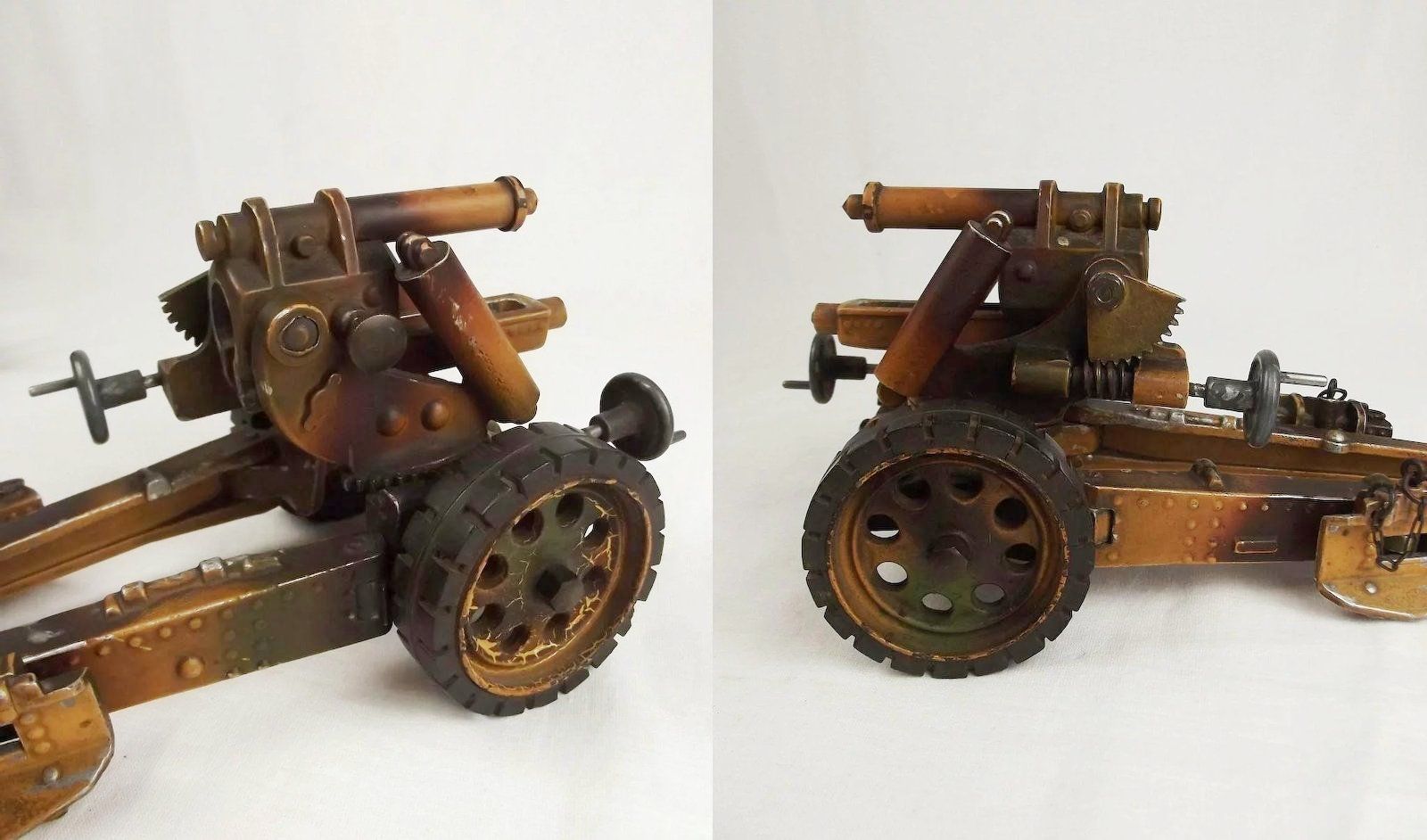 Circa 1936-39 Lineol Tin Plate Model No. 1240 Long Range Gun - Image 5