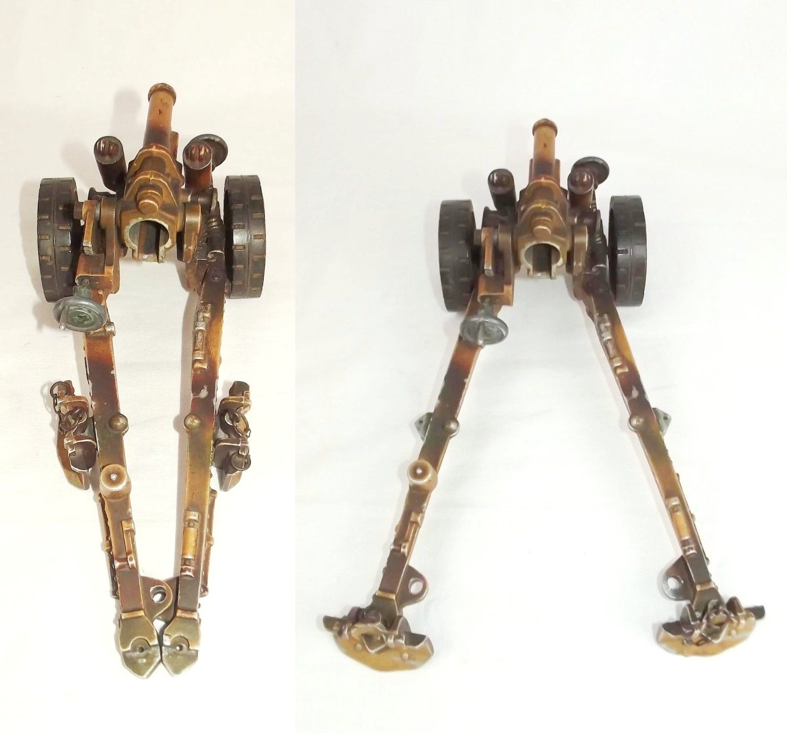 Circa 1936-39 Lineol Tin Plate Model No. 1240 Long Range Gun - Image 7