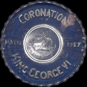 Circa 1937 Flint Glass Bowl For The Coronation Of George VI