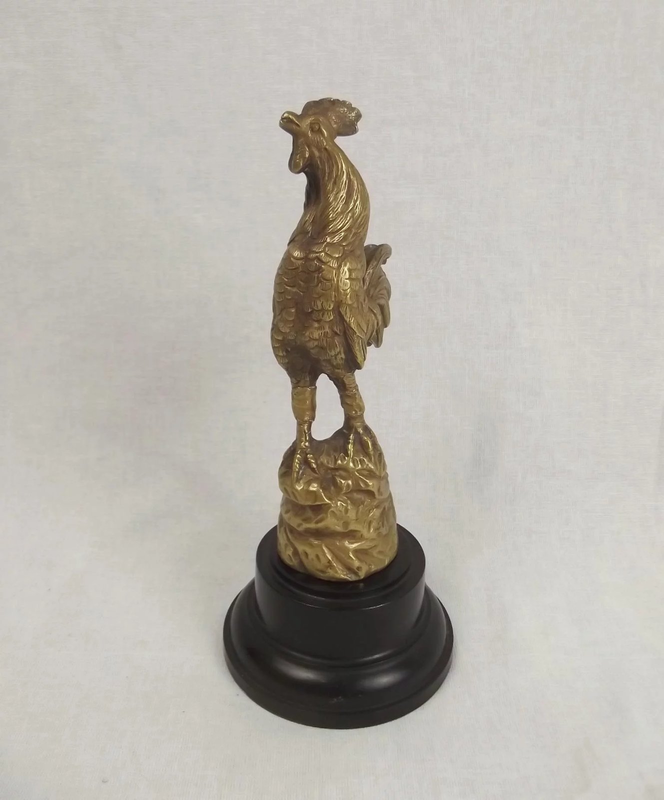 Circa 1937 Georges Omerth Bronze Cockerel Car Mascot - Image 2