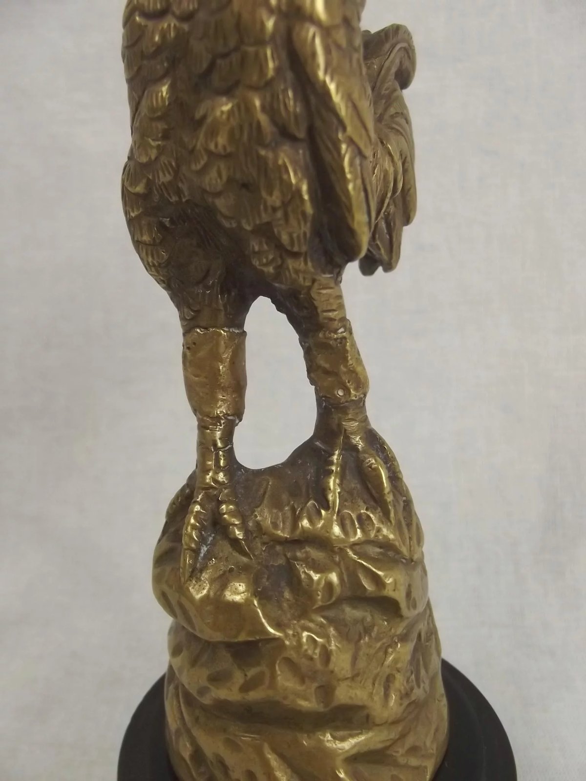 Circa 1937 Georges Omerth Bronze Cockerel Car Mascot - Image 4