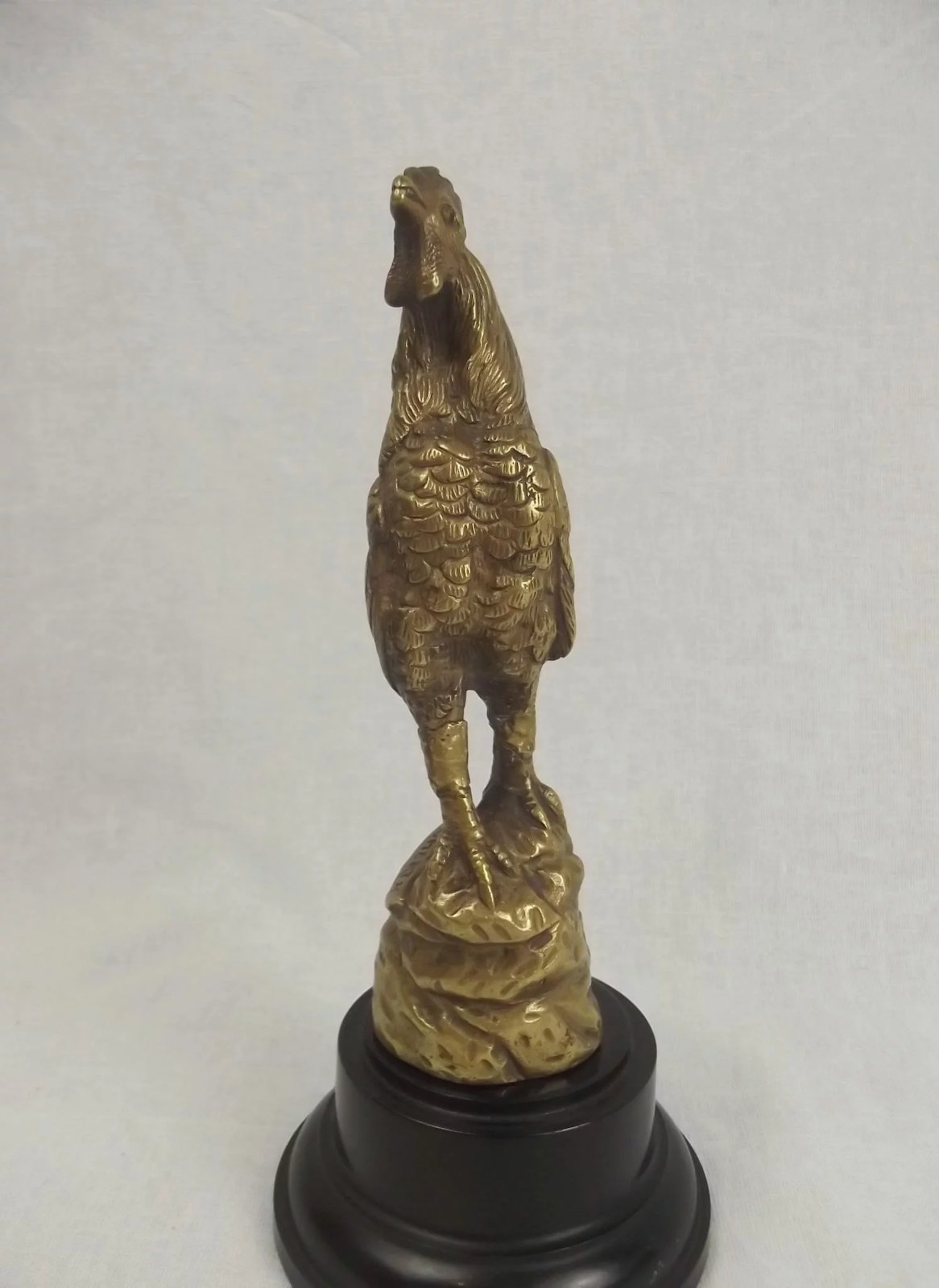 Circa 1937 Georges Omerth Bronze Cockerel Car Mascot - Image 8
