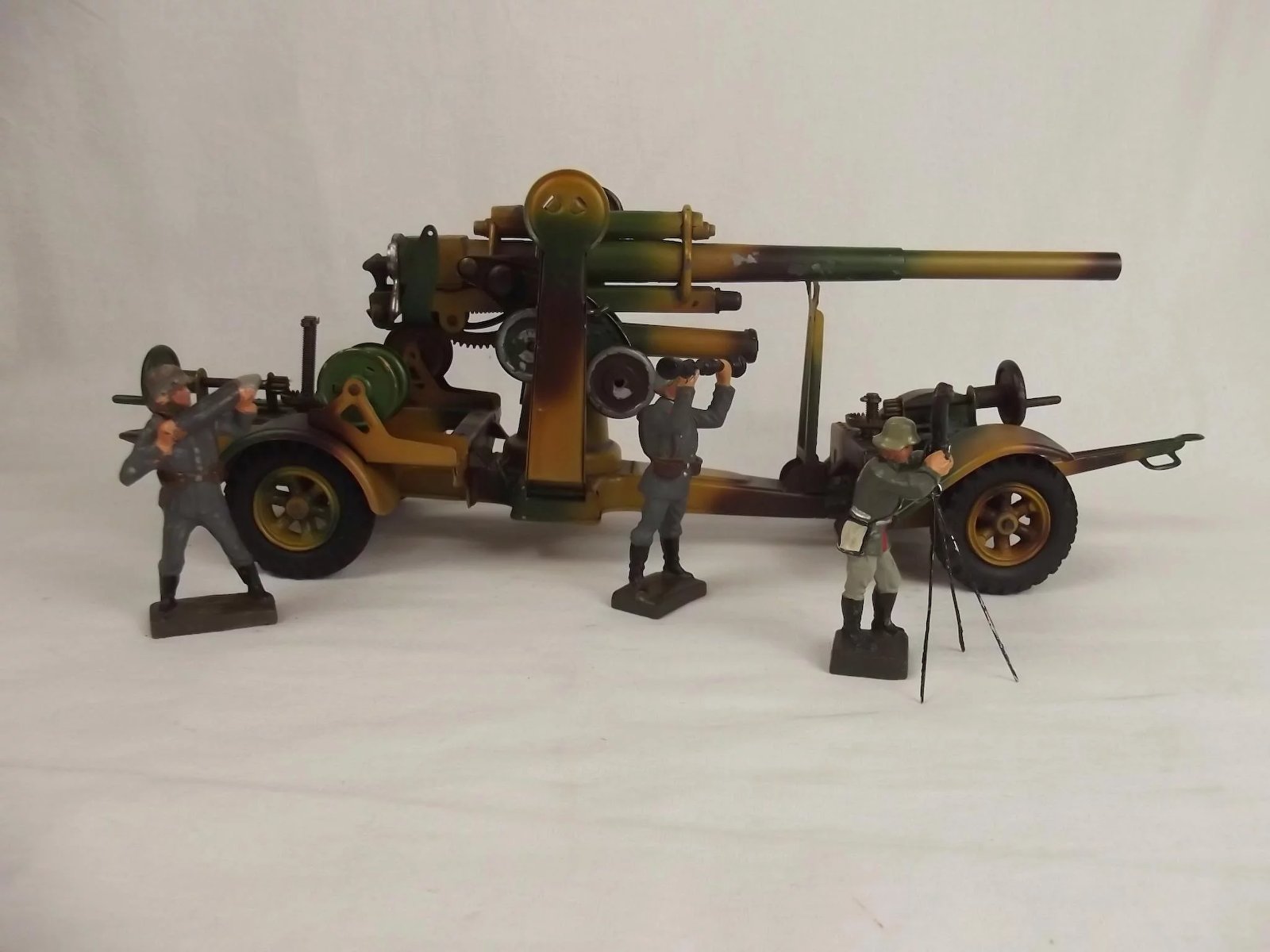 Circa 1938/9 Lineol Model No.1230 Flak 36 88mm Anti Aircraft Gun Tin Plate Model - Image 2
