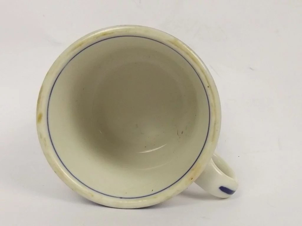 Circa 1940 A.P. Møller Sea Recovered China Tea Cup & Saucer - Image 5