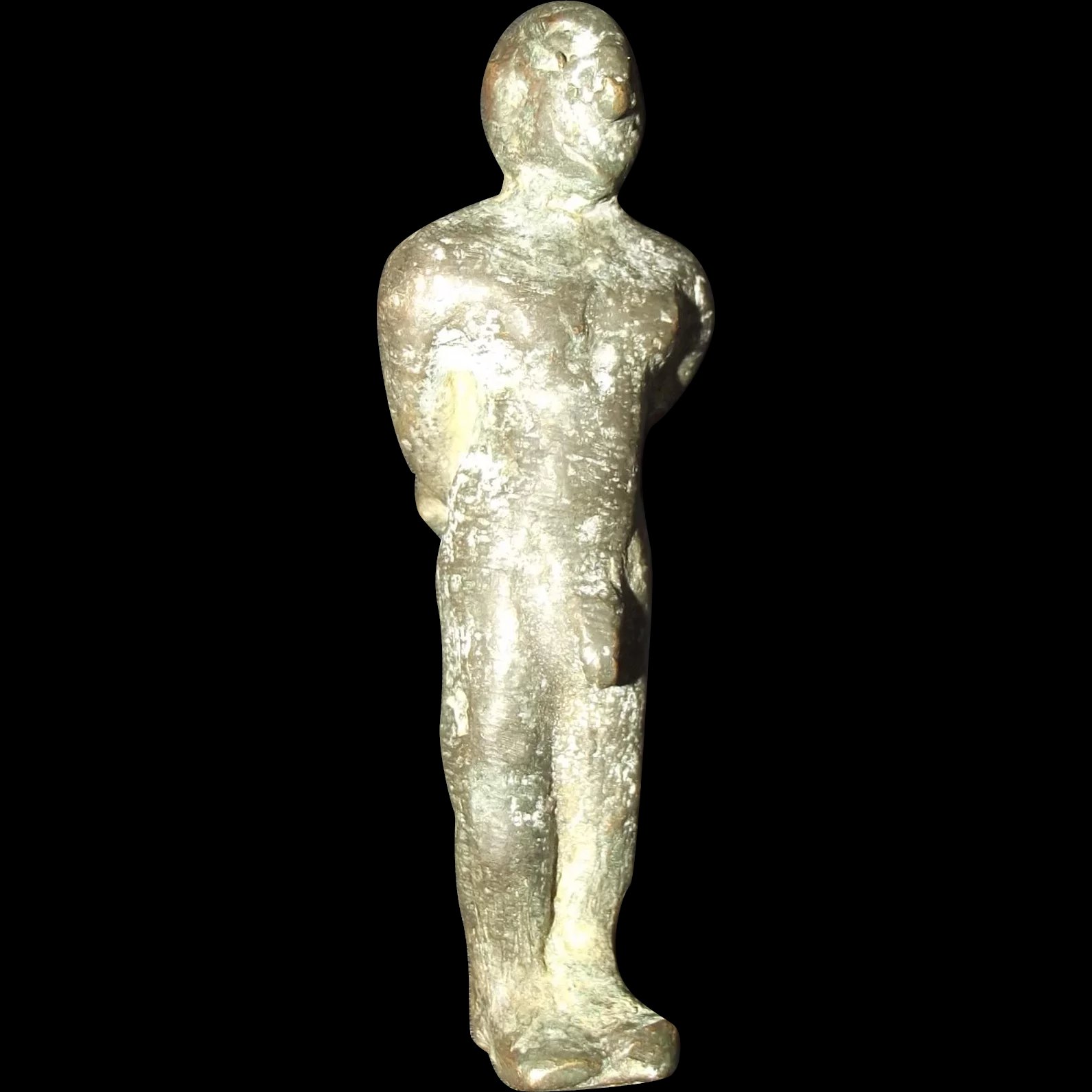 Circa 200BC Egyptian Anthropomorphic Figurine Of A Prisoner