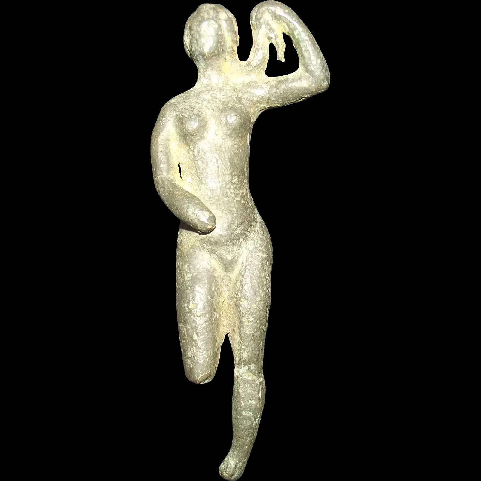 Circa 350-200 BC Greek Anthropomorphic Figurine Of The Aphrodite Of Knidos