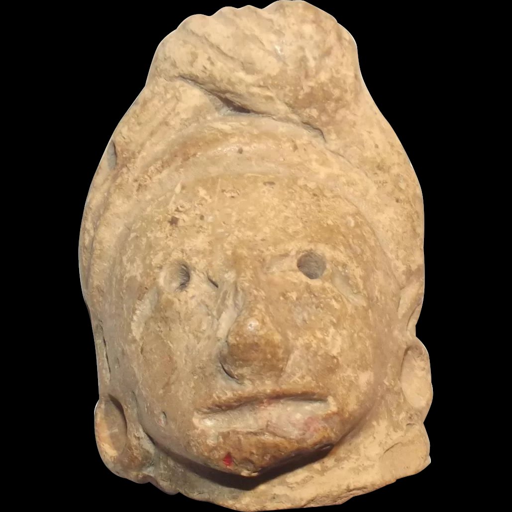 Circa 900 AD Figurehead Of A Huastec/Huaxtec Female