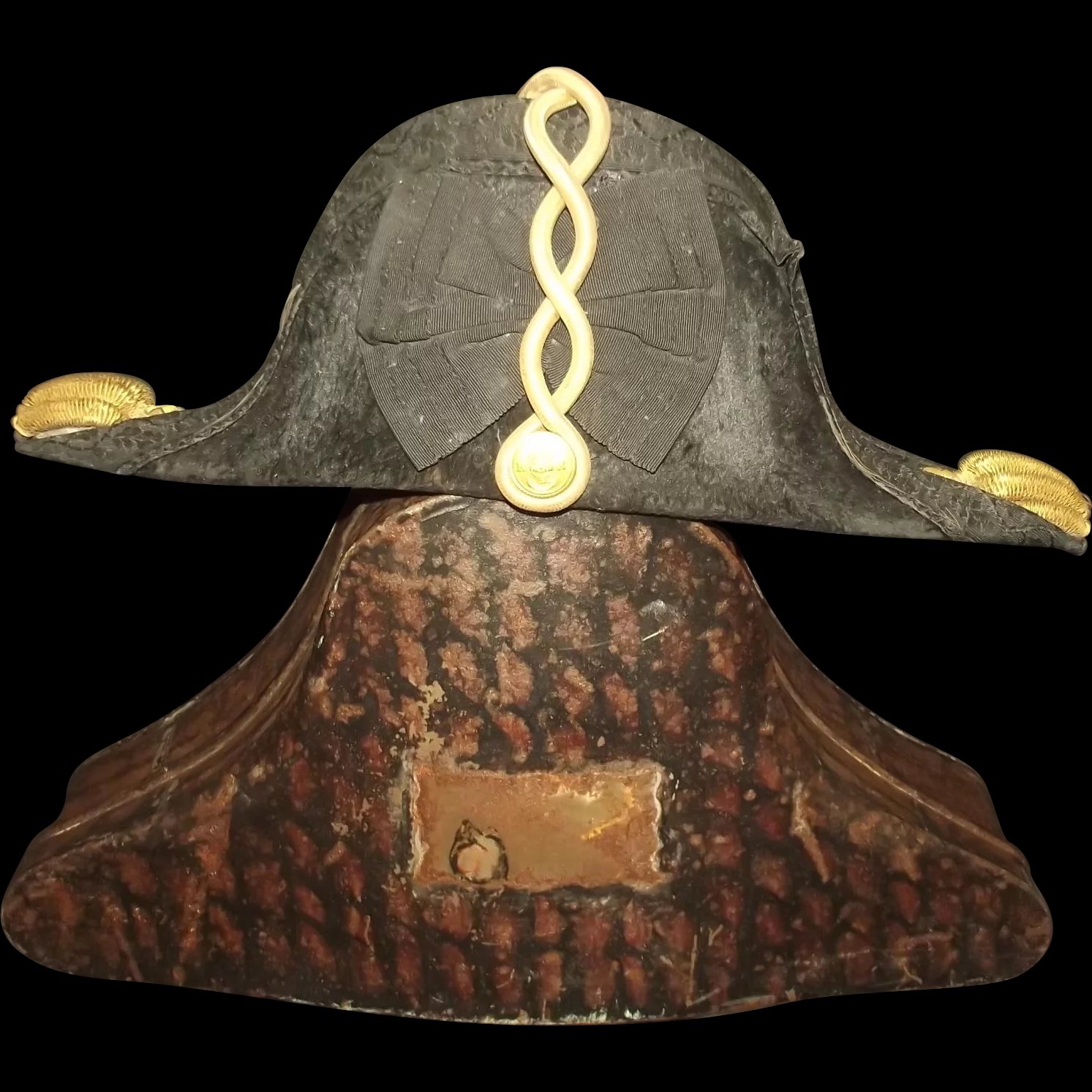 Circa WW1 Cased Royal Navy Bicorn