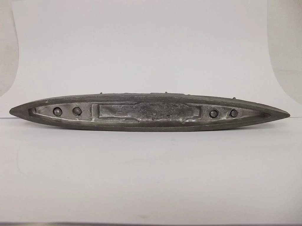 Circa WW2 Lead Heavy Cruiser Ship Made On Board - Image 2
