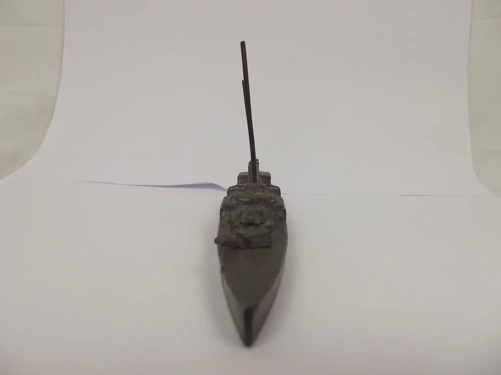 Circa WW2 Lead Heavy Cruiser Ship Made On Board - Image 5