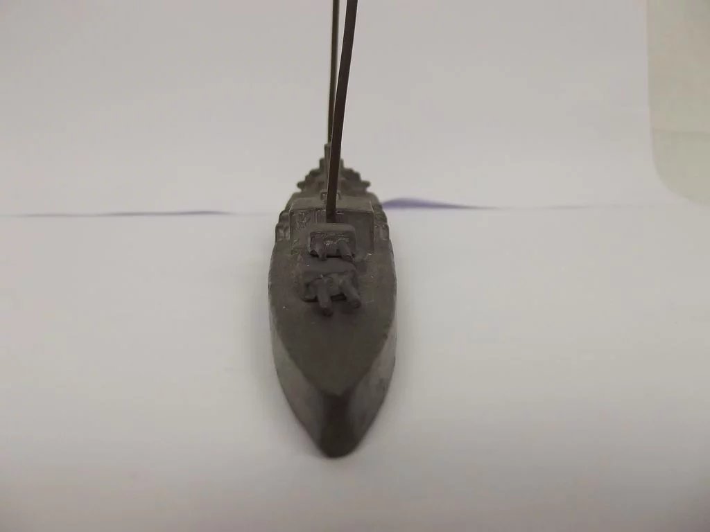 Circa WW2 Lead Heavy Cruiser Ship Made On Board - Image 6