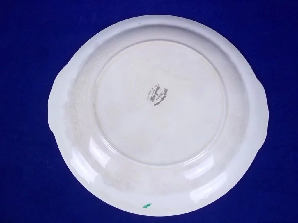 Clarice Cliff Royal Staffordshire "Crocus" Sandwich Plate #2* - Image 4