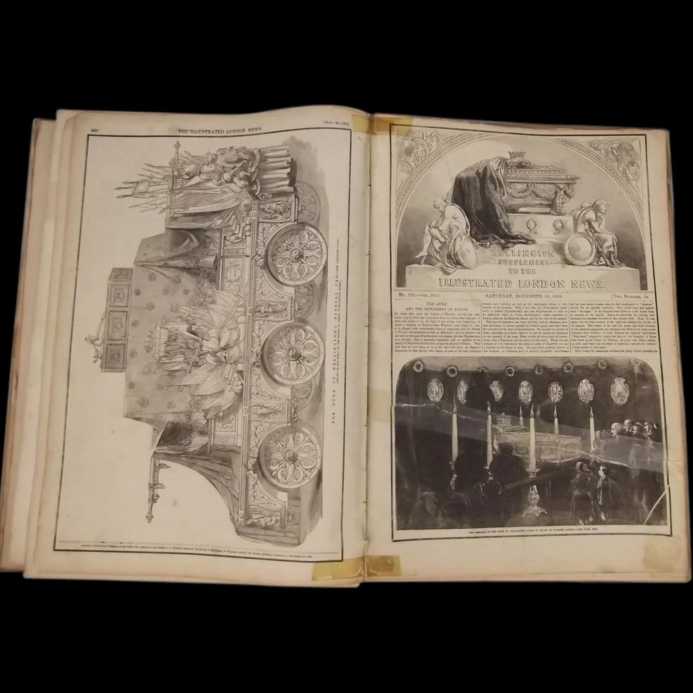 Collection Of The London Illustrated News 1848 Revolutions & Death of Wellington