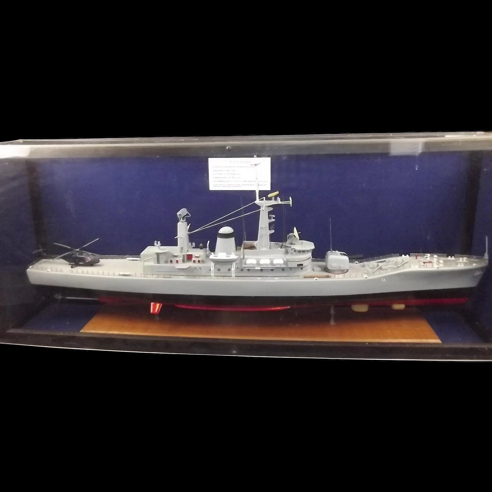Commanding Officers Model Of HMS Apollo