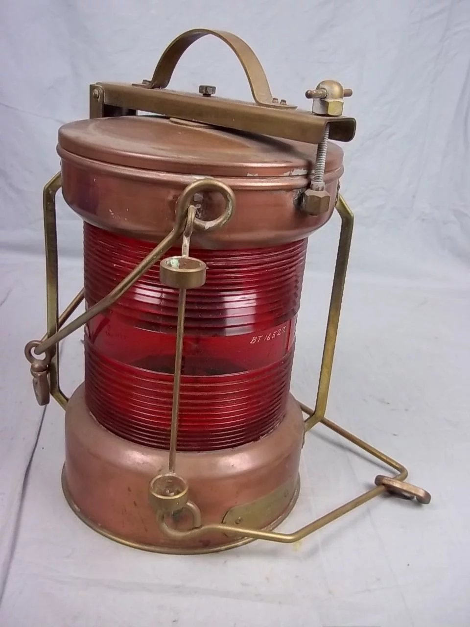 Copper and Brass Electrified All Round Mast Head Lantern - Image 2