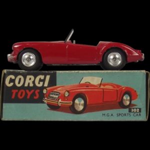 Corgi 302 M G A Sports Car 1957-1966