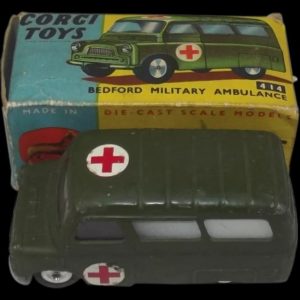Corgi 414 Bedford Military Ambulance - Boxed