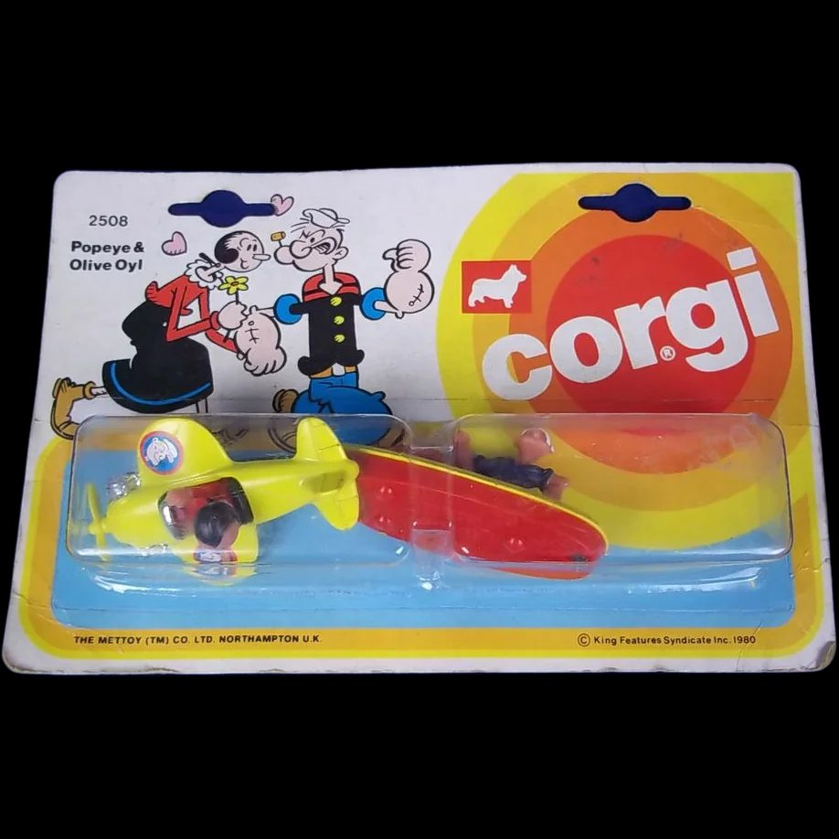 Corgi Juniors No. 2508 Popeye & Olive Oyl, Unopened